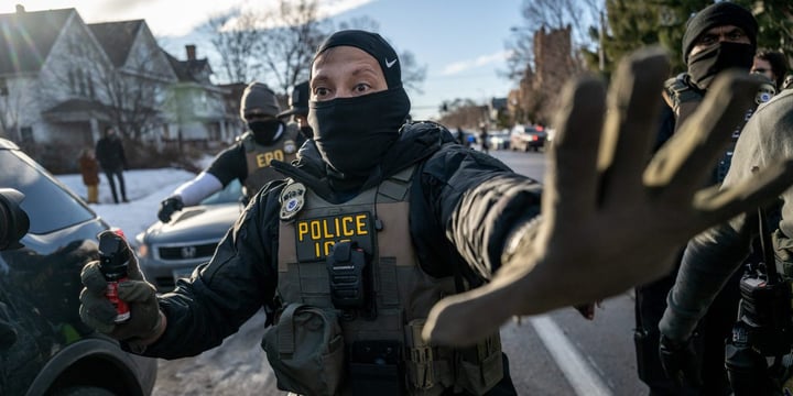 Federal Agents Keep Invoking Killing of Renee Good to Threaten Protesters in Minnesota